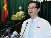 Thủ tướng Nguyễn Tấn Dũng phát biểu nhậm chức